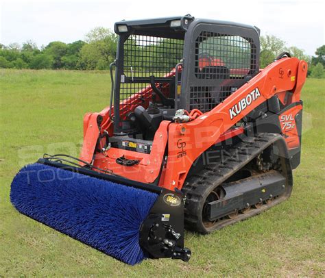 skid steer broom attachment